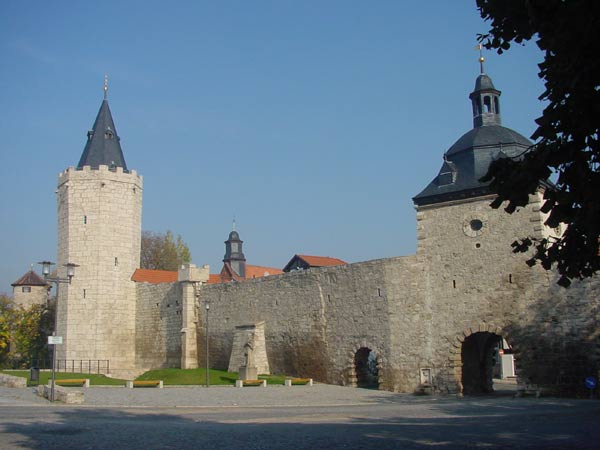 Frauentor und Rabenturm Mühlhausen