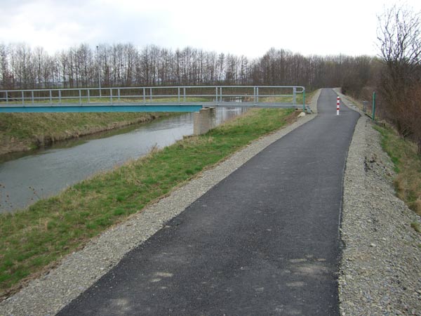 Radweg am Mühlarm Thamsbrück