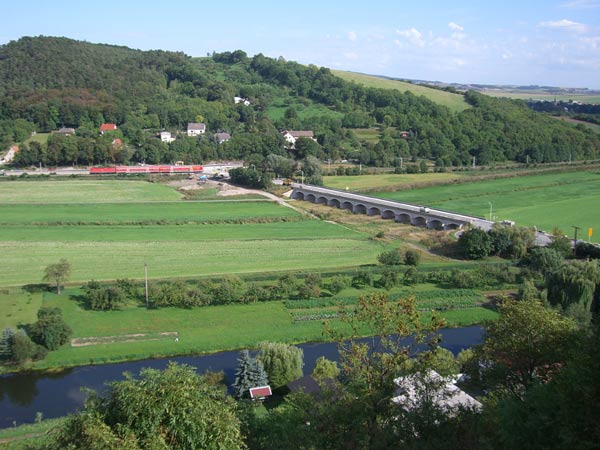 Blick zur  Thüringer Pforte