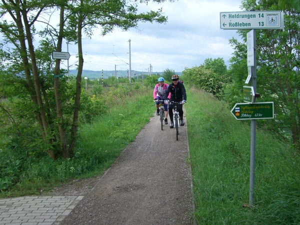 Unstrutradweg bei Artern