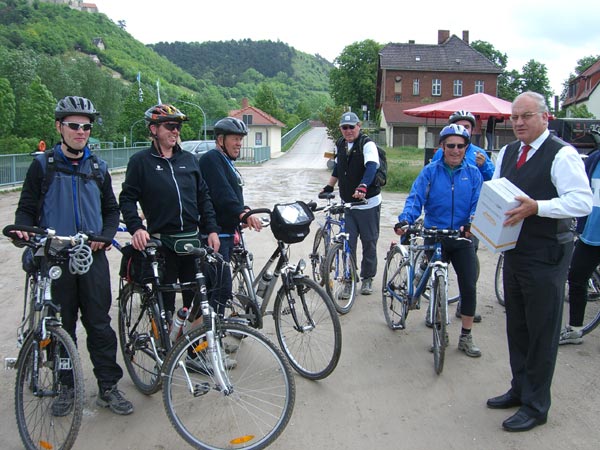Begüßung in Freyburg