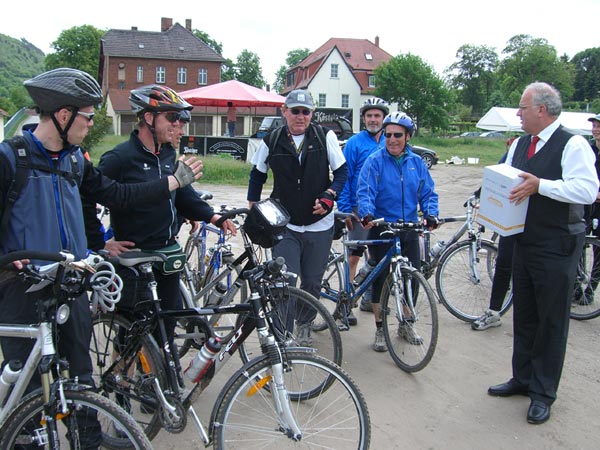 Begüßung in Freyburg