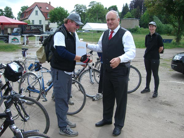 Begüßung in Freyburg