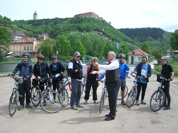 Begüßung in Freyburg