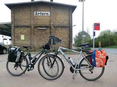 Anreise mit Rad per Bahn