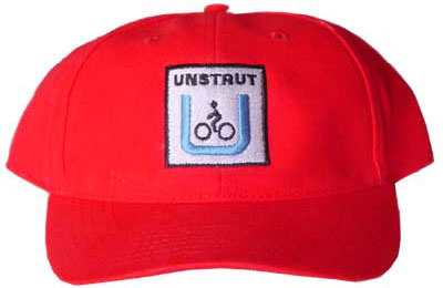 Unstrut-Radweg-Basecap rot
