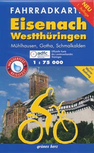 Fahrradkarte Eisenach Westthüringen