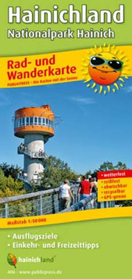 Radwanderkarte Hainichland