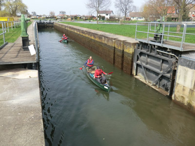 Paddler Schleuse Artern