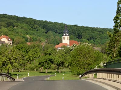 Blick nach Oldisleben Blick nach Oldisleben