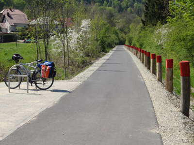 Unstrut-Werra-Radweg bei Sondershausen Unstrut-Werra-Radweg bei Sondershausen