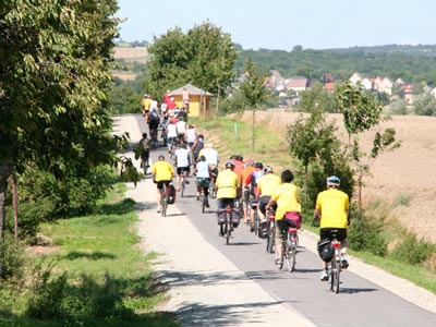 Weg in die steinzeit zur Steinrinne Bilzingsleben